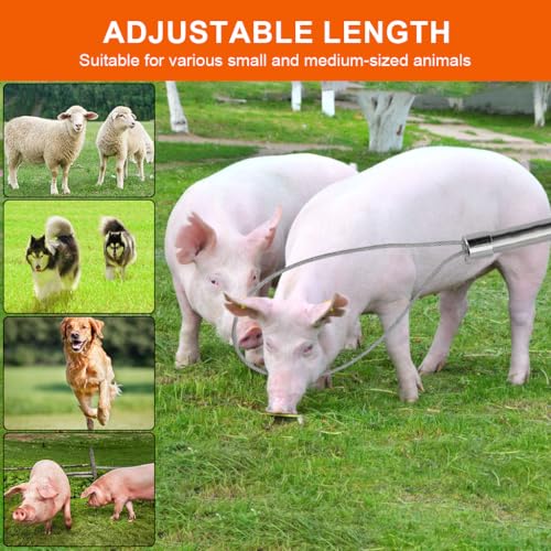 HASTHIP® Dog Catcher Pole, Portable Hog Pig Catcher Pole HASTHIP® Dog Catcher Pole, Portable Hog Pig Catcher Pole